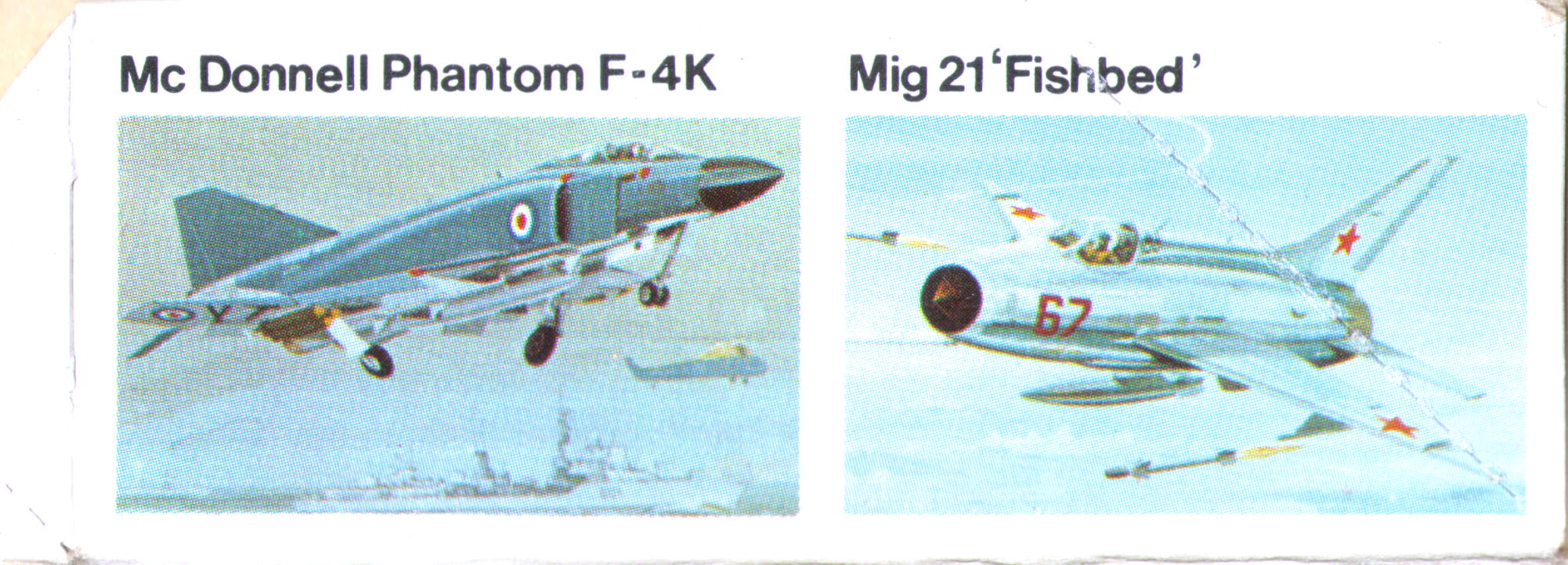Схема окраски и маркировки FROG F267 Red Series Canadair Sabre Mk.6 or Mk.32, 1968